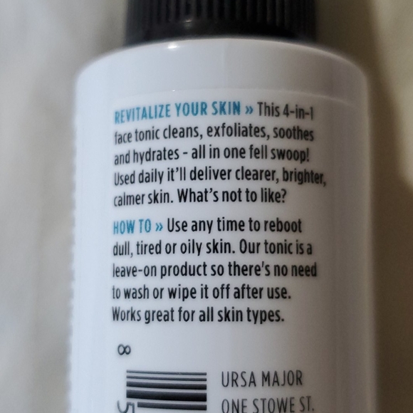 Ursa Major 'Essential 4-in-1'  Face Wipes & Toner - Picture 3 of 3